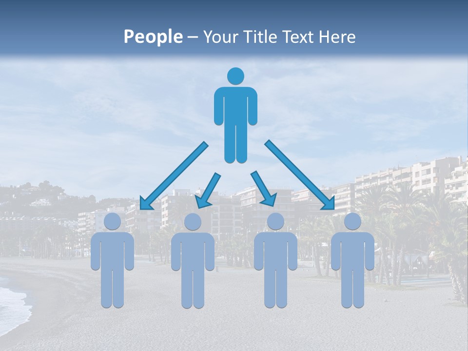 South Aerial Blue PowerPoint Template