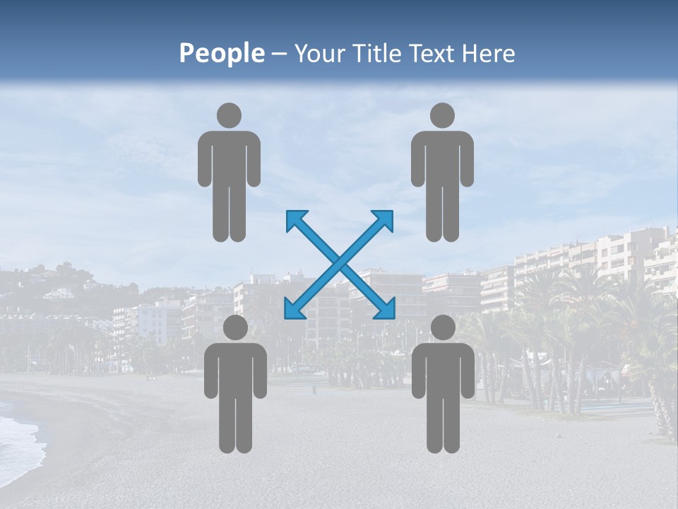 South Aerial Blue PowerPoint Template