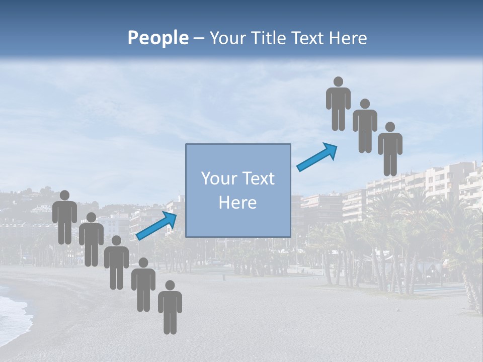 South Aerial Blue PowerPoint Template