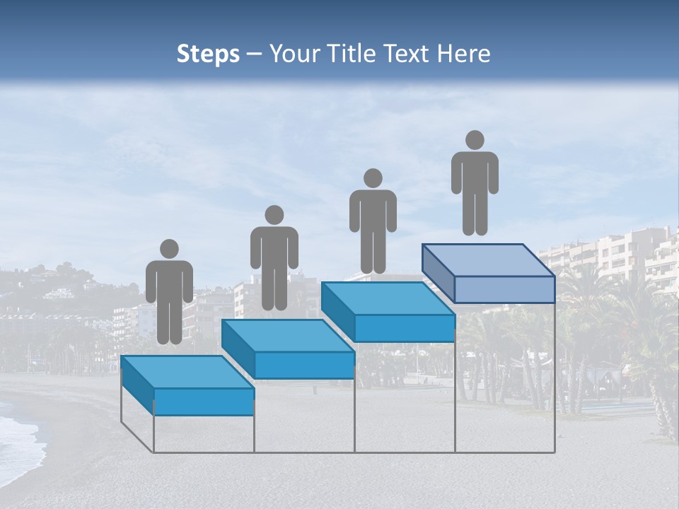 South Aerial Blue PowerPoint Template