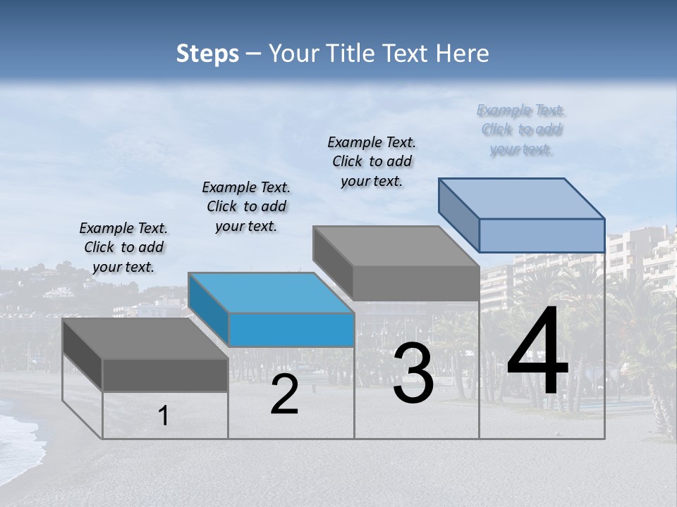South Aerial Blue PowerPoint Template