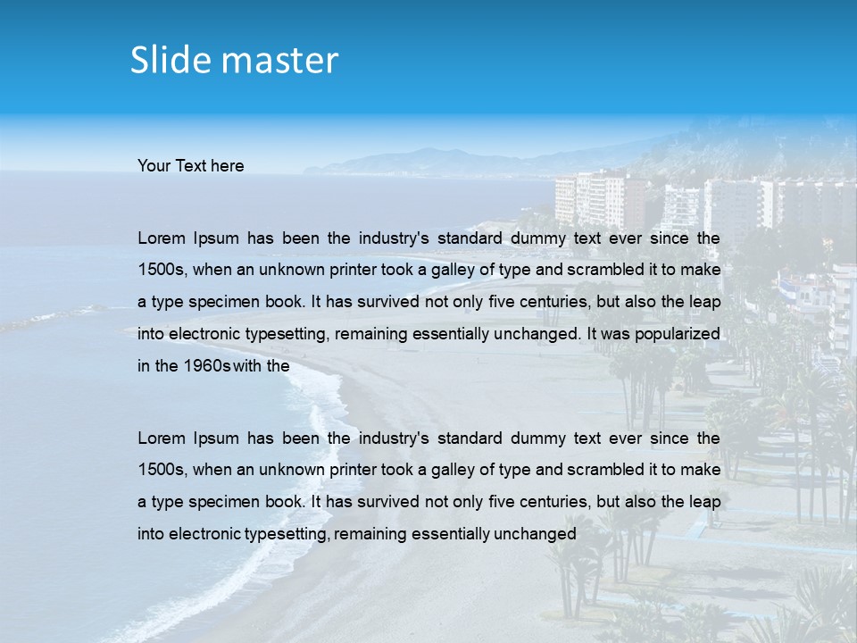 Scene Andaluzia Tropical PowerPoint Template