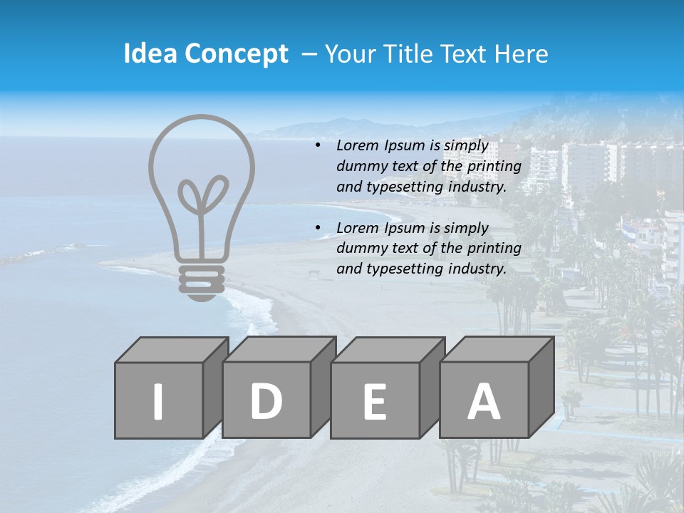 Scene Andaluzia Tropical PowerPoint Template