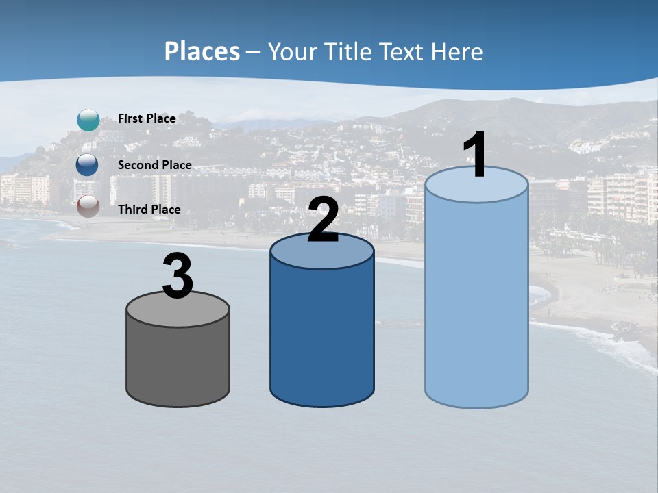 Del Location Coastline PowerPoint Template