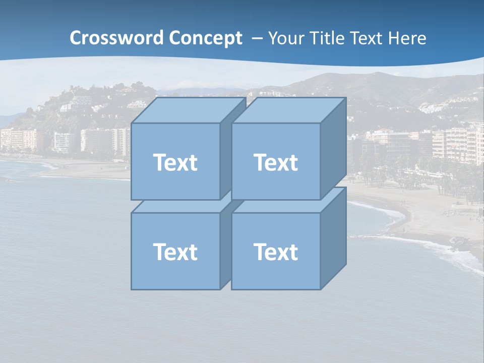 Del Location Coastline PowerPoint Template