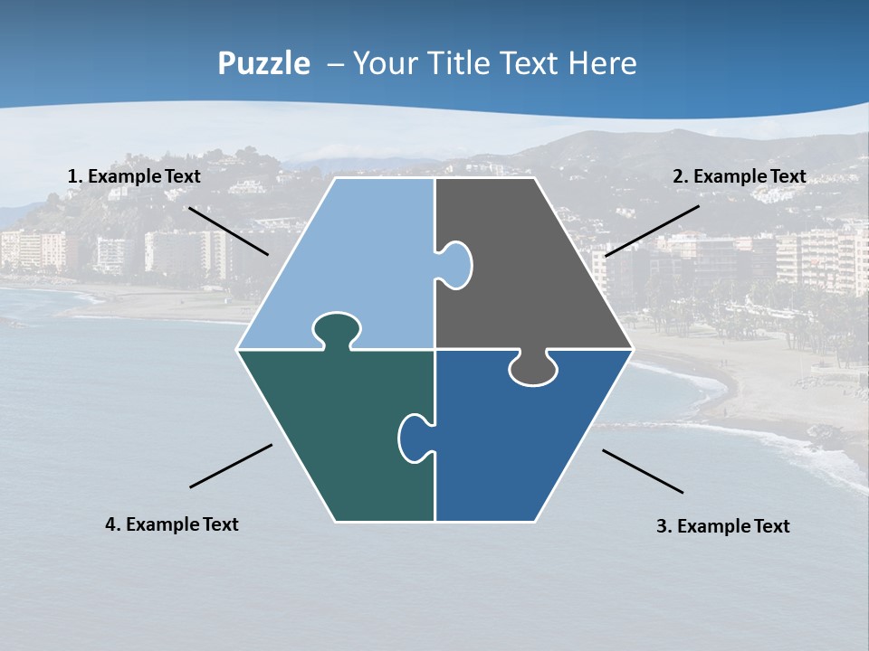 Del Location Coastline PowerPoint Template