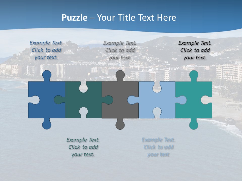 Del Location Coastline PowerPoint Template