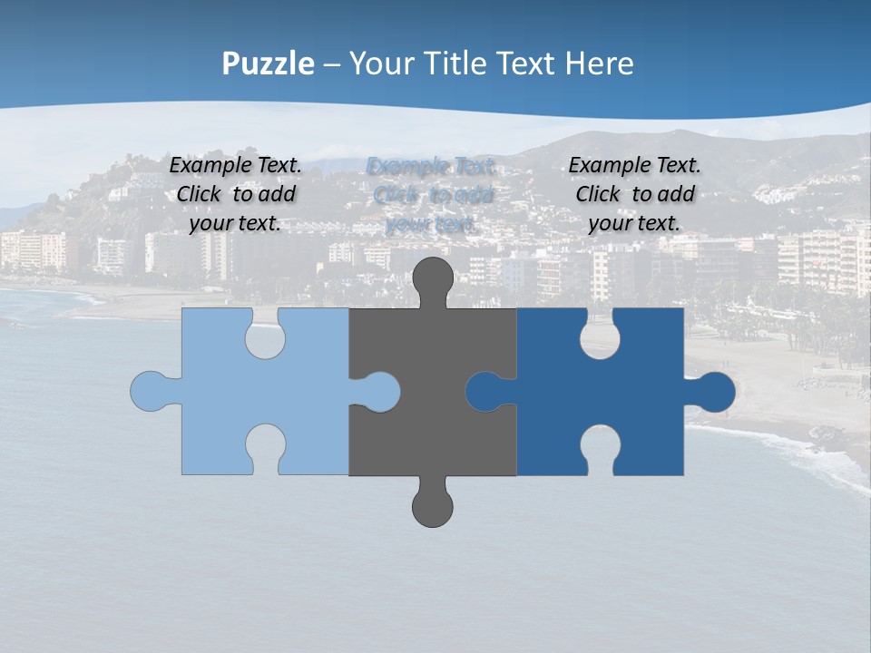 Del Location Coastline PowerPoint Template