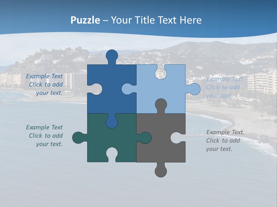 Del Location Coastline PowerPoint Template