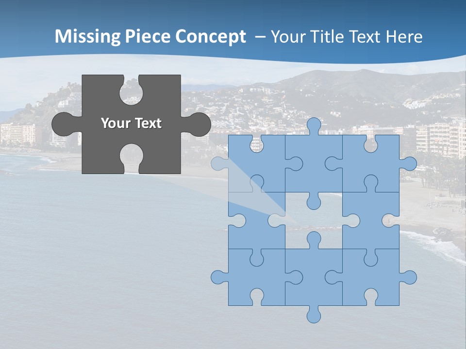 Del Location Coastline PowerPoint Template