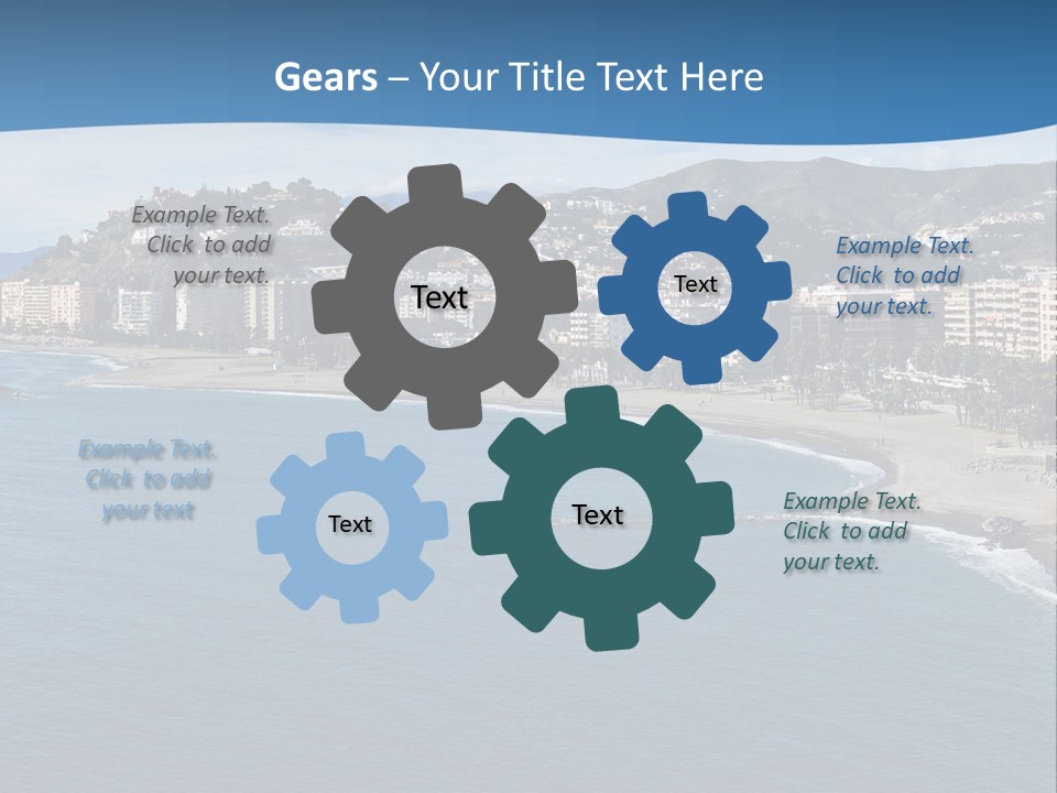 Del Location Coastline PowerPoint Template