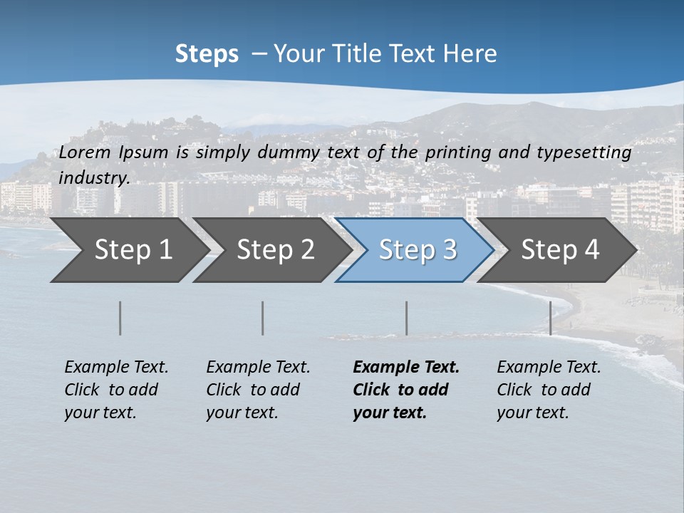 Del Location Coastline PowerPoint Template