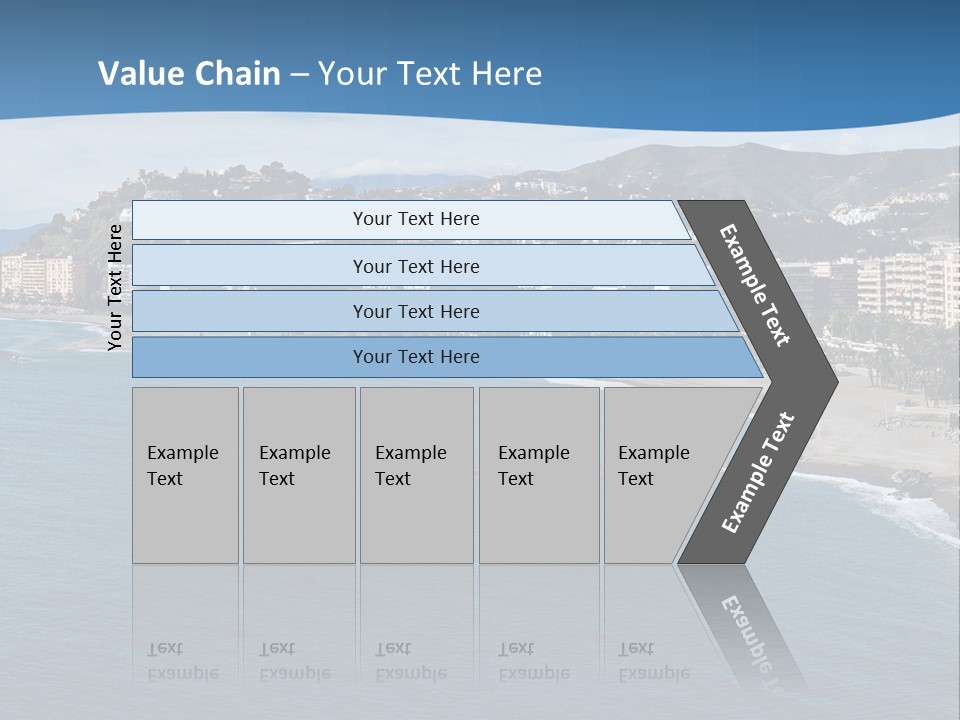 Del Location Coastline PowerPoint Template