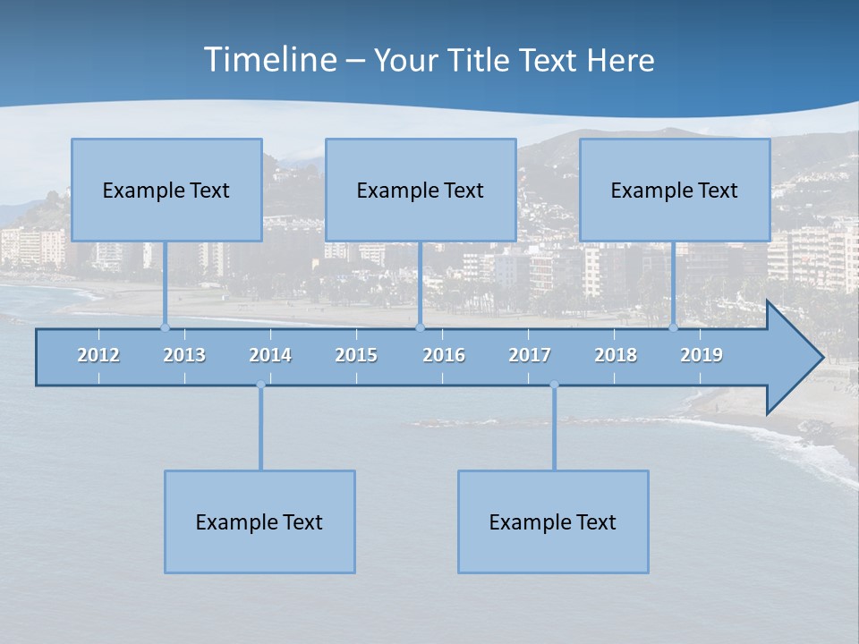 Del Location Coastline PowerPoint Template