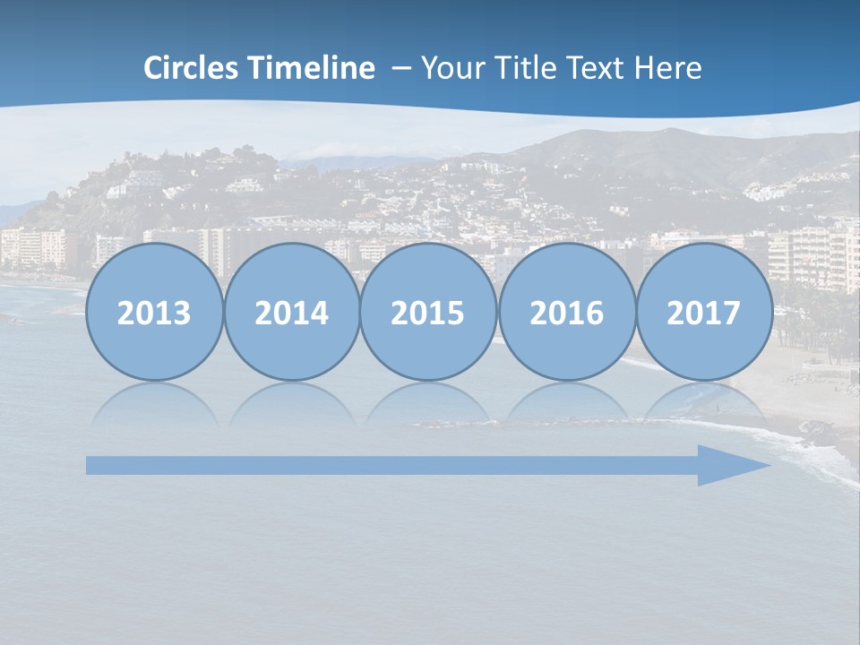Del Location Coastline PowerPoint Template