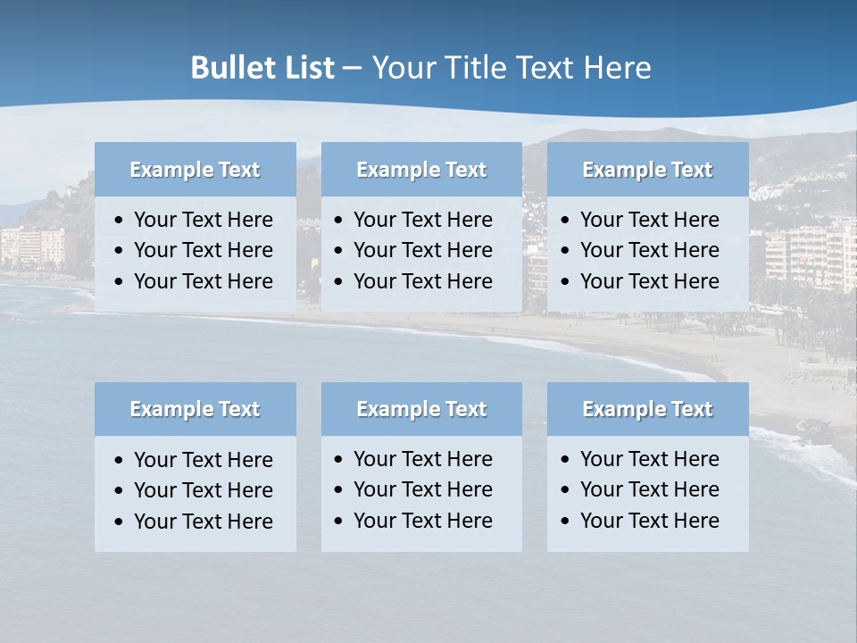 Del Location Coastline PowerPoint Template