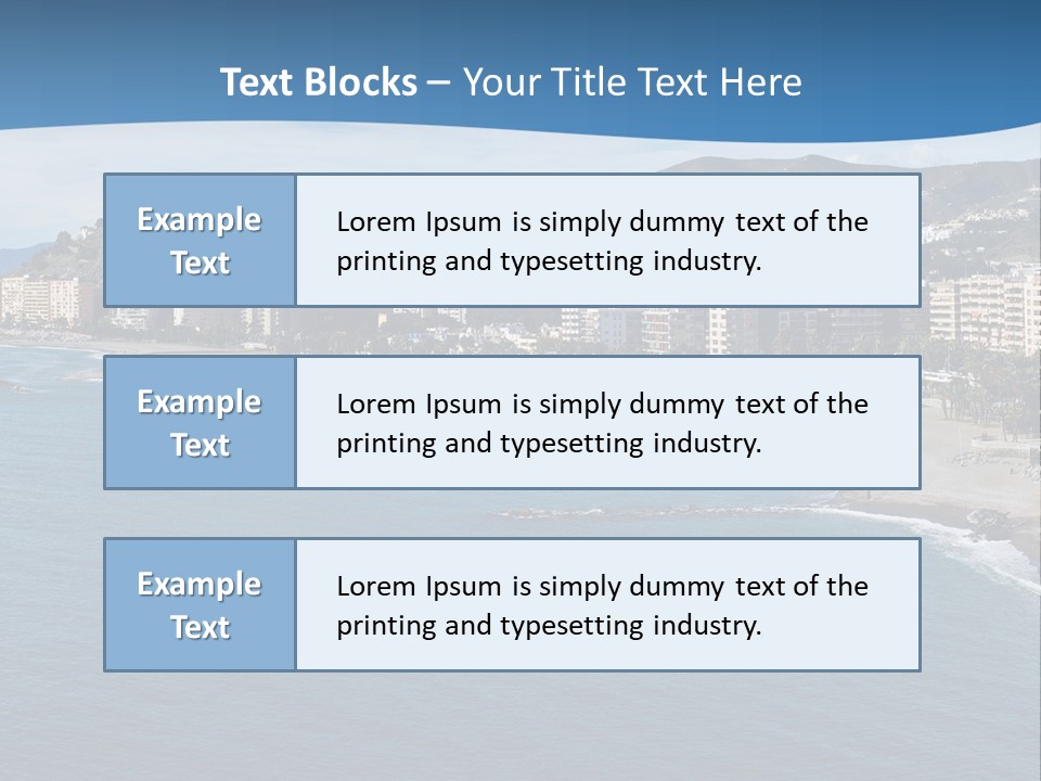 Del Location Coastline PowerPoint Template