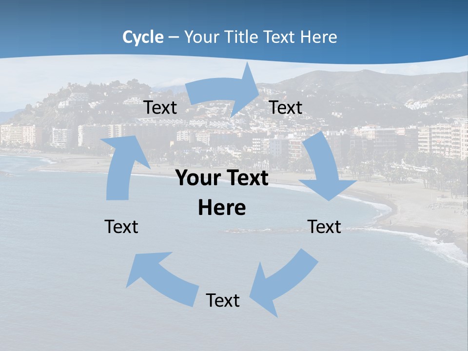 Del Location Coastline PowerPoint Template