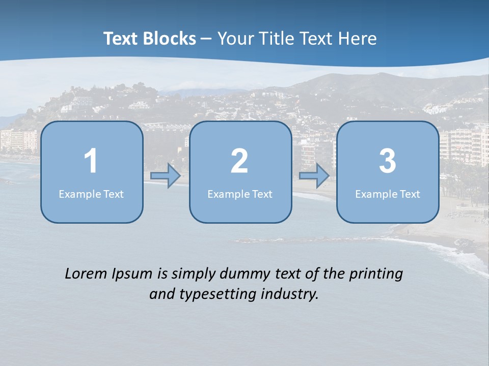 Del Location Coastline PowerPoint Template