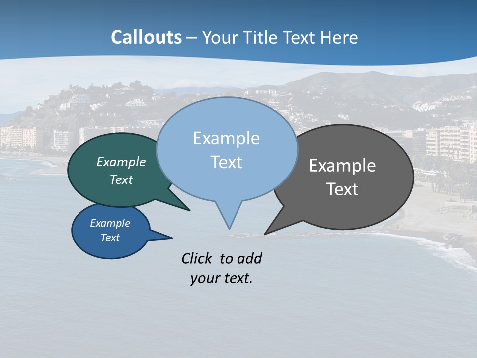 Del Location Coastline PowerPoint Template