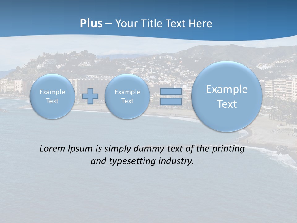 Del Location Coastline PowerPoint Template