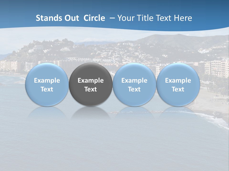 Del Location Coastline PowerPoint Template