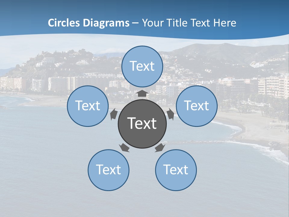 Del Location Coastline PowerPoint Template