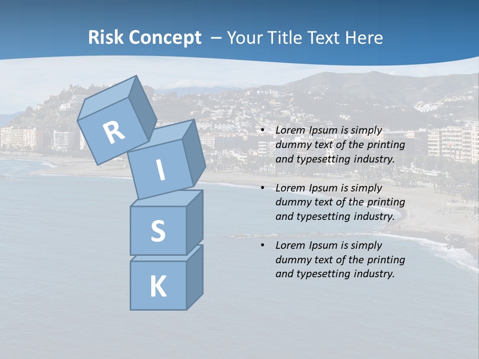 Del Location Coastline PowerPoint Template