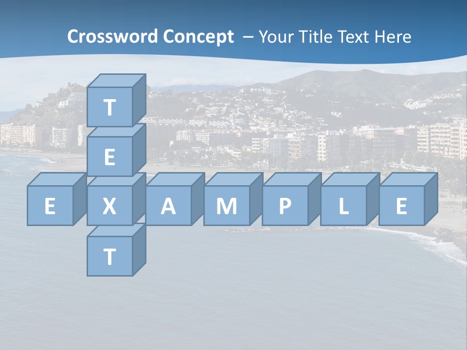 Del Location Coastline PowerPoint Template