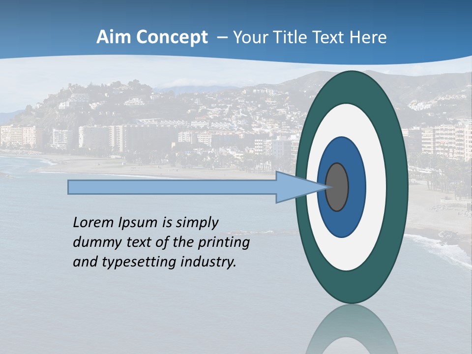 Del Location Coastline PowerPoint Template