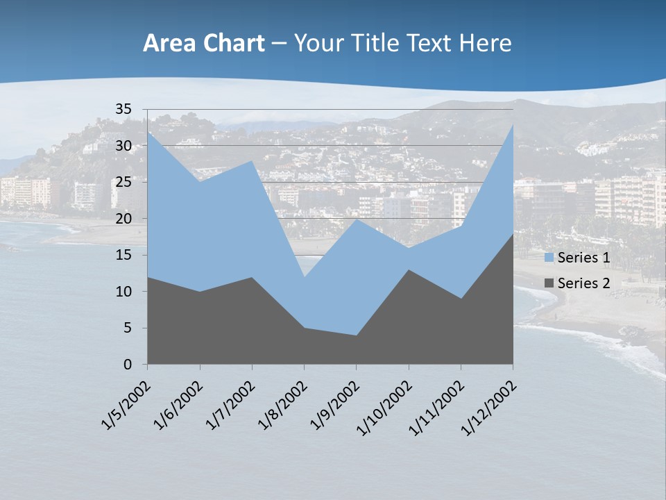 Del Location Coastline PowerPoint Template