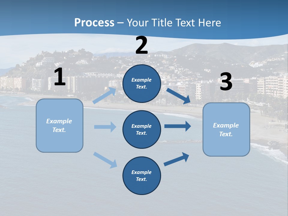 Del Location Coastline PowerPoint Template