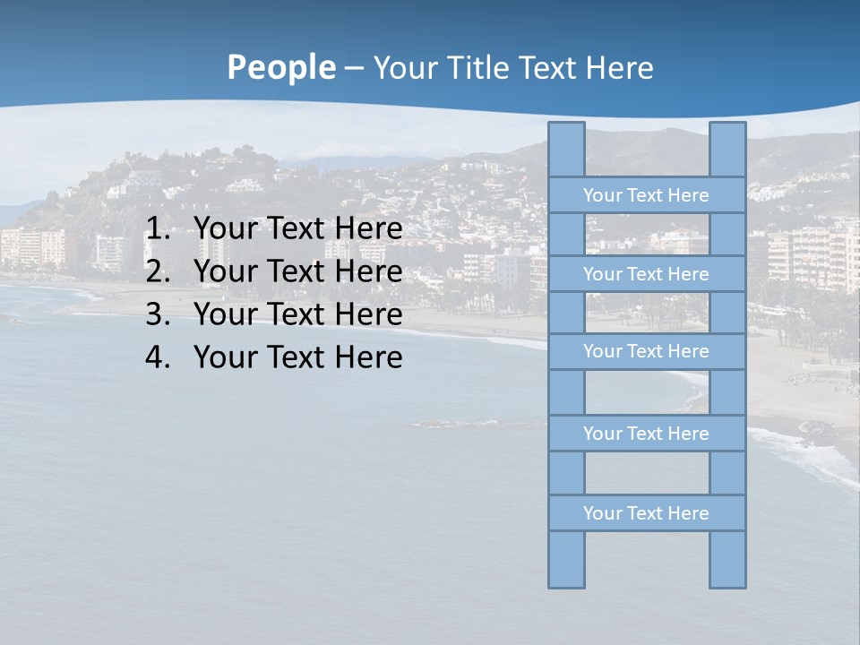 Del Location Coastline PowerPoint Template