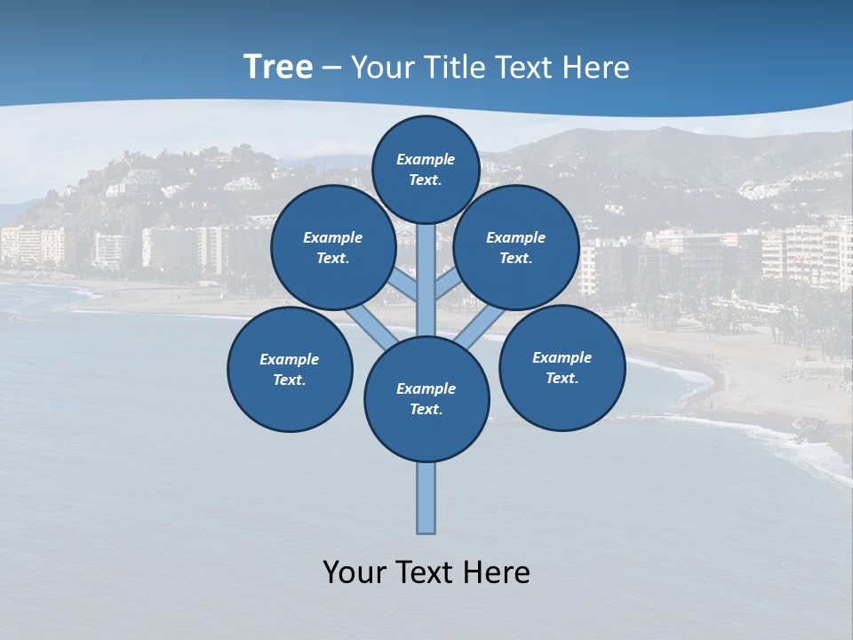 Del Location Coastline PowerPoint Template