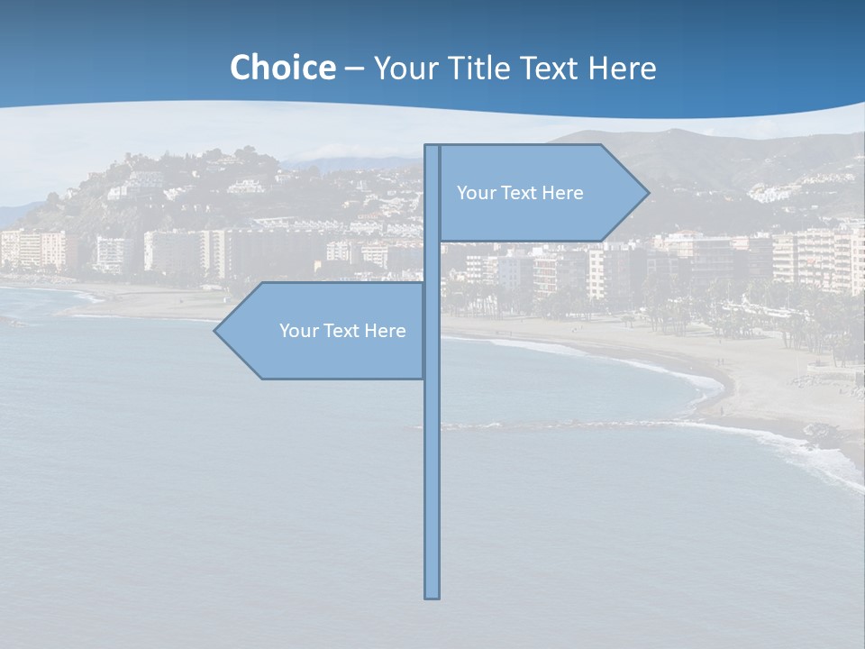 Del Location Coastline PowerPoint Template