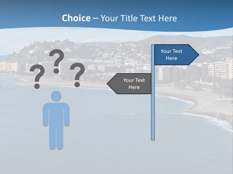 Del Location Coastline PowerPoint Template