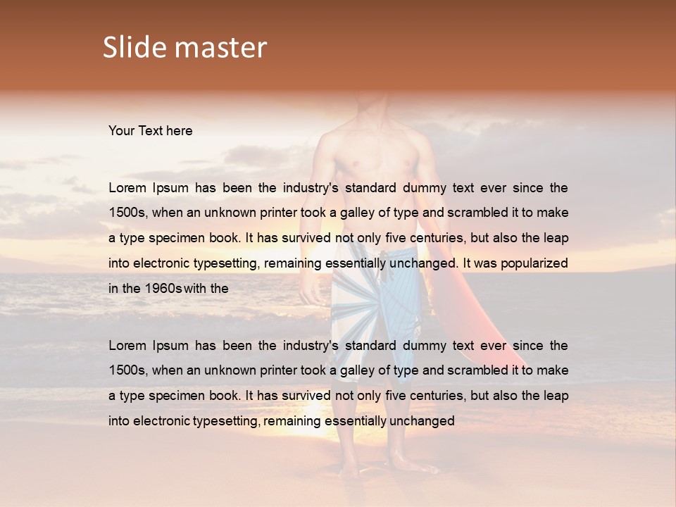 Modern Lifestyle Copyspace PowerPoint Template