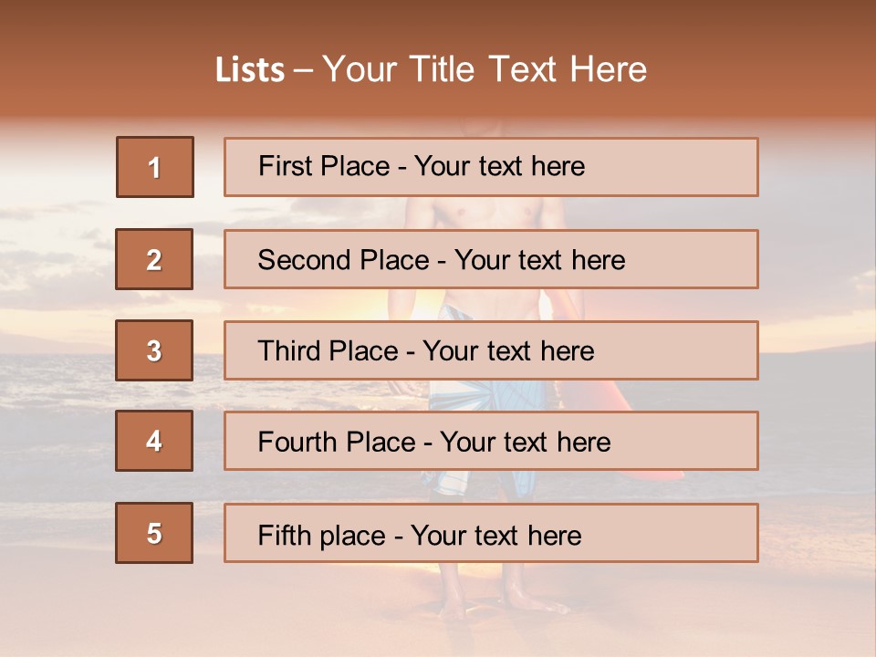 Modern Lifestyle Copyspace PowerPoint Template