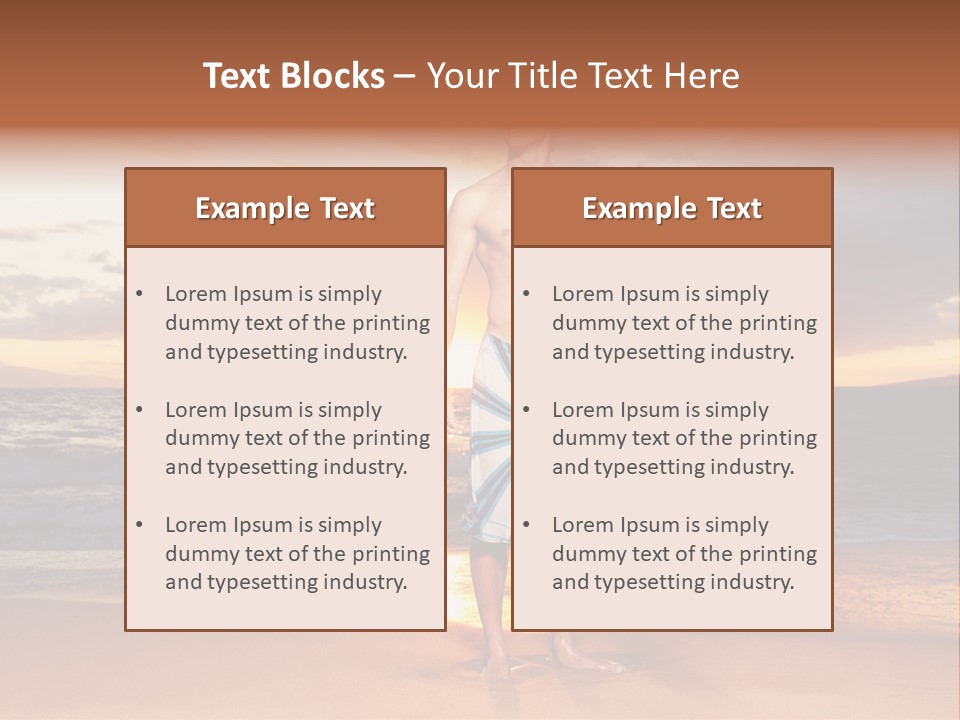 Modern Lifestyle Copyspace PowerPoint Template
