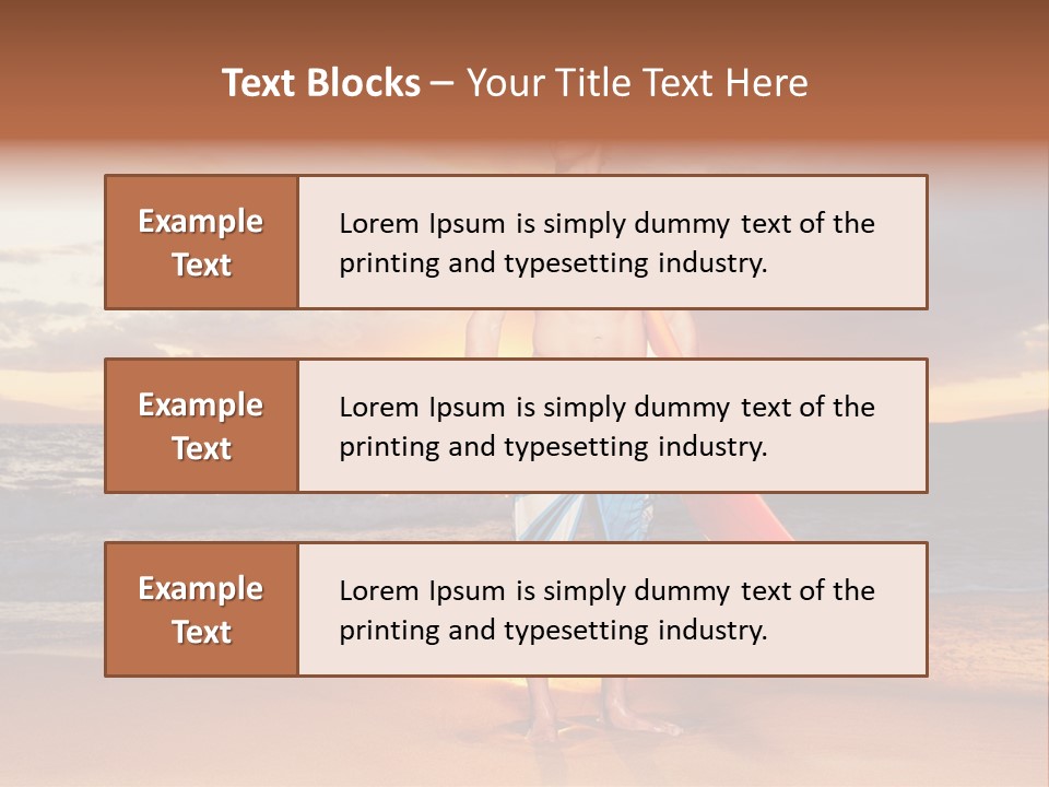 Modern Lifestyle Copyspace PowerPoint Template