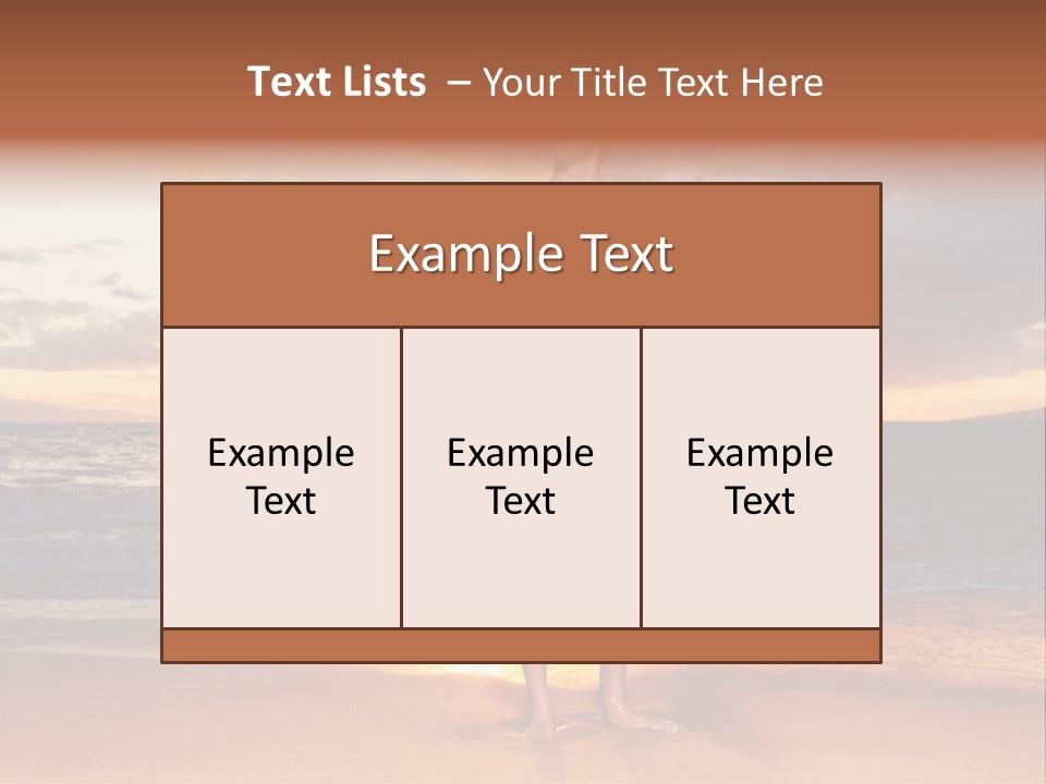 Modern Lifestyle Copyspace PowerPoint Template