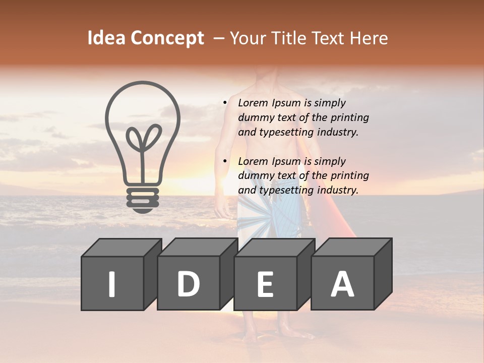 Modern Lifestyle Copyspace PowerPoint Template