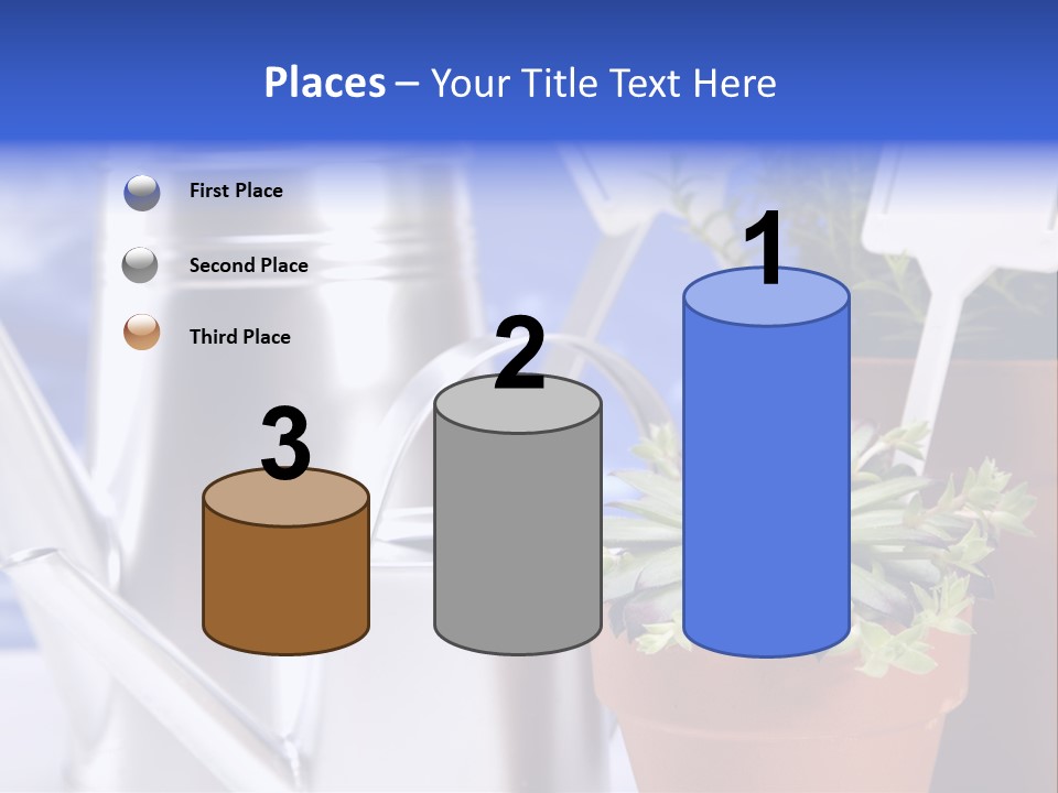 Chart Treasure Market PowerPoint Template