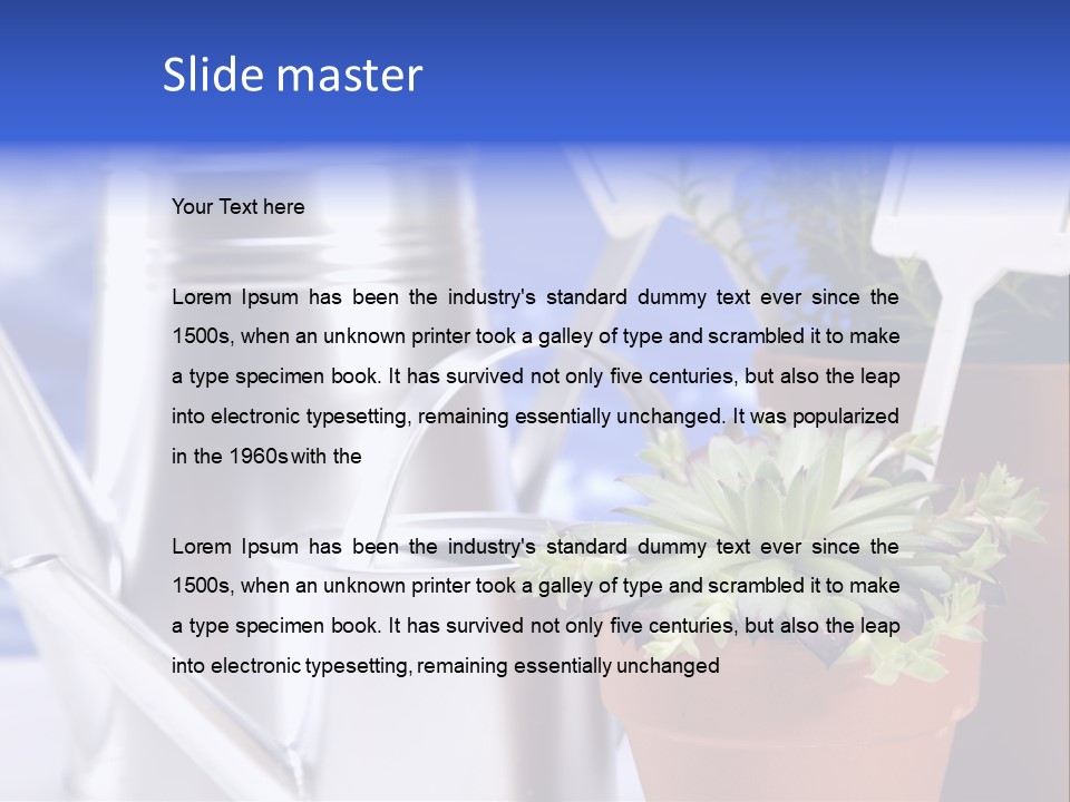 Chart Treasure Market PowerPoint Template