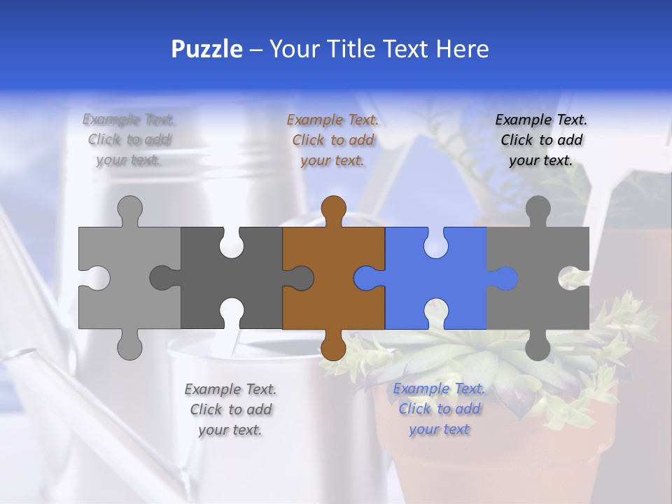 Chart Treasure Market PowerPoint Template