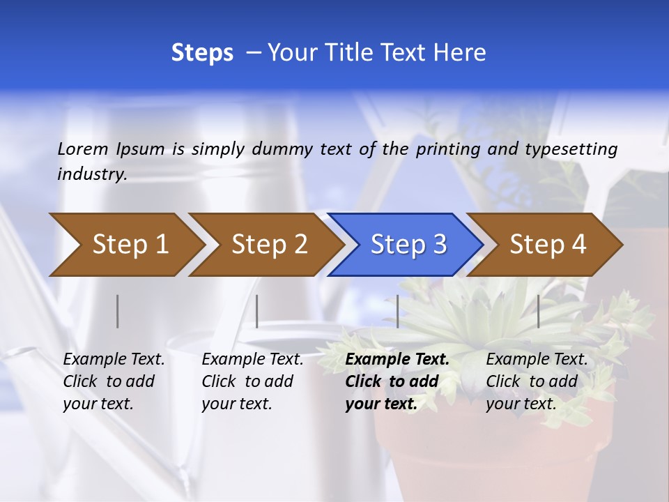 Chart Treasure Market PowerPoint Template