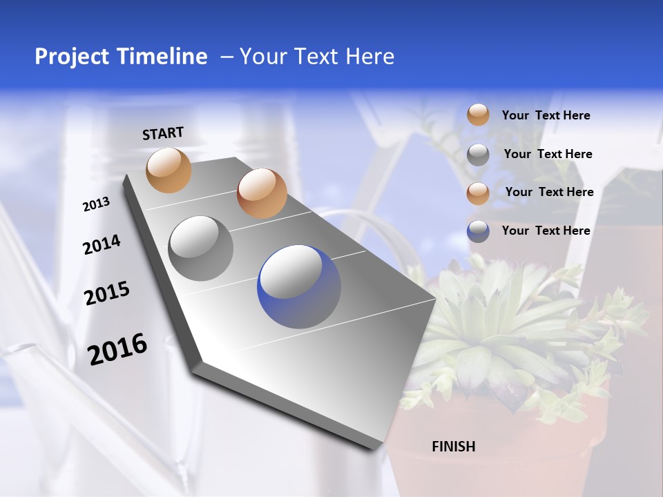 Chart Treasure Market PowerPoint Template