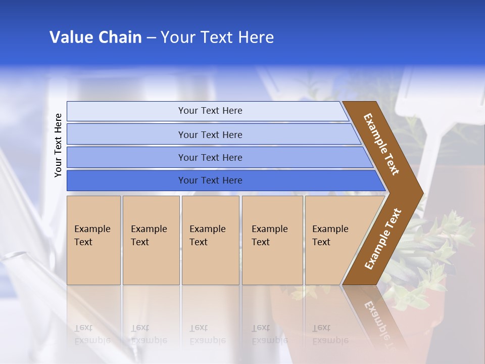 Chart Treasure Market PowerPoint Template