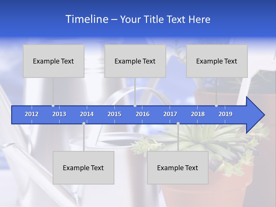 Chart Treasure Market PowerPoint Template