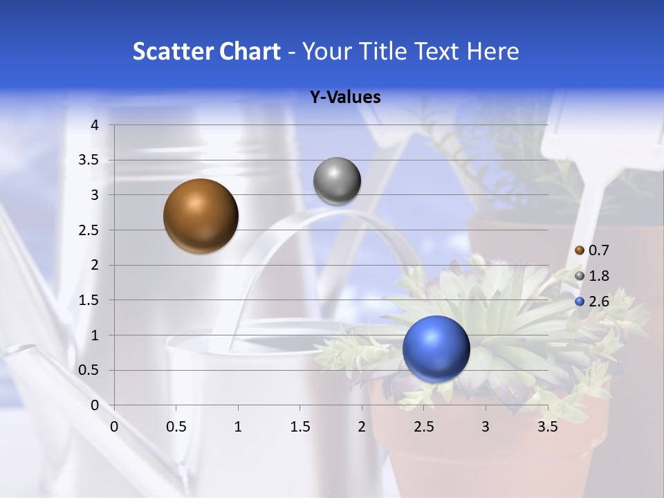 Chart Treasure Market PowerPoint Template